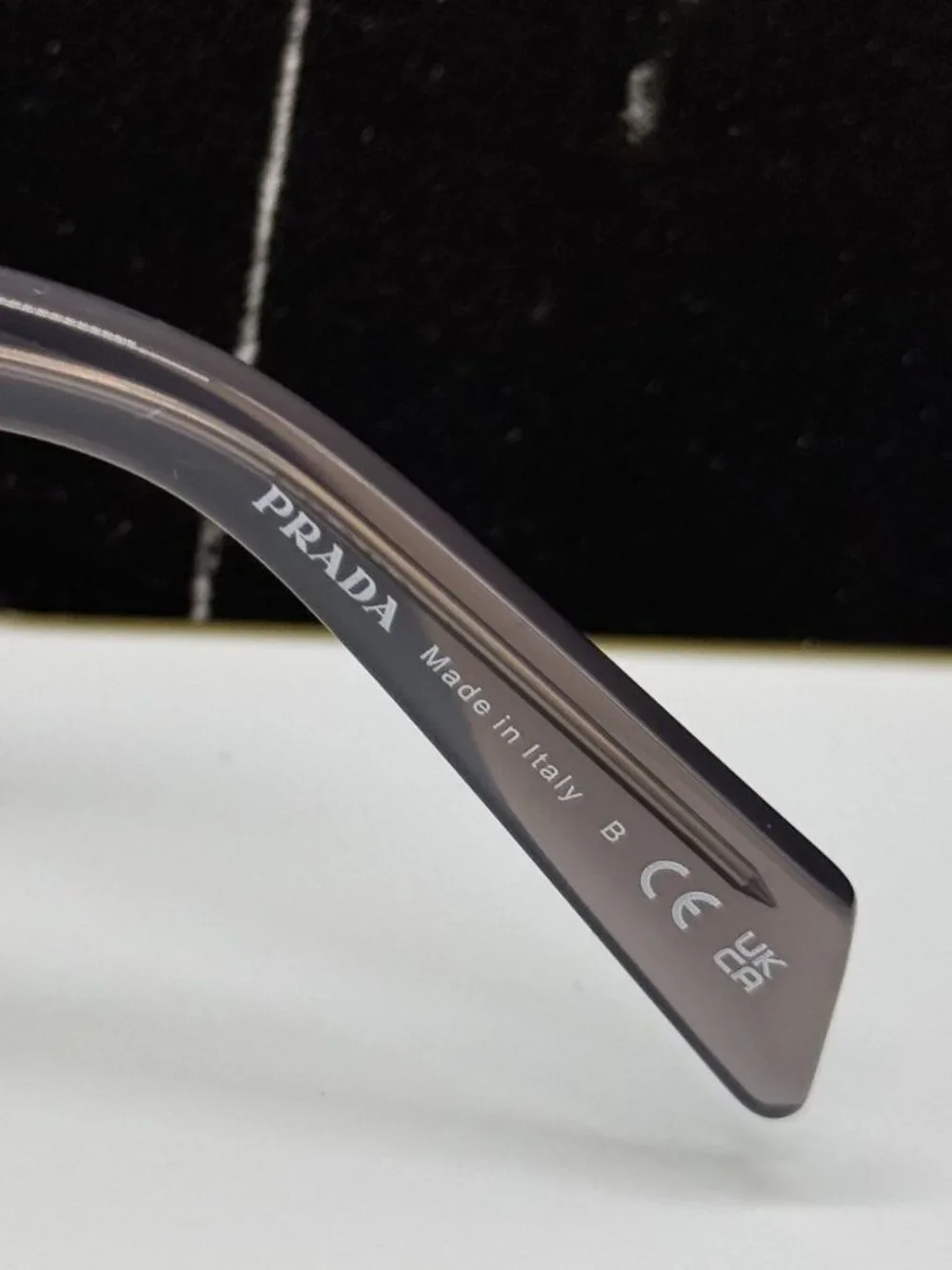 NWT Prada PRC07V 27G1O1 Gray Women Eyeglasses PR C07V